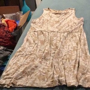 Loft a line cotton dress